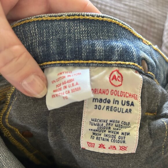 AG ADRIANO GOLDSCHMIED Angel Jeans EUC - Picture 7 of 8